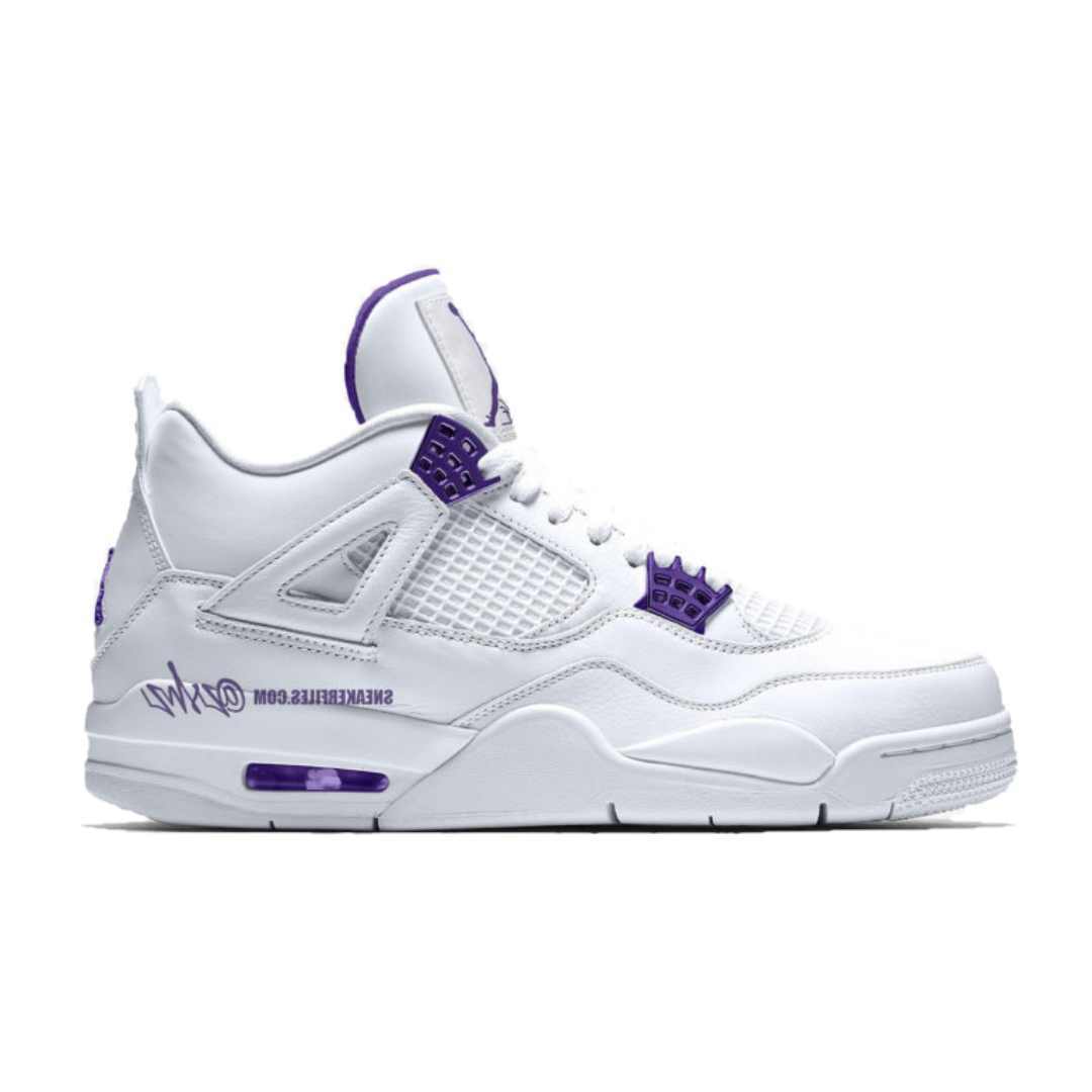 court purple jordan 4s
