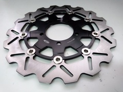 Передние тормозные диски ARASHI для Kawasaki ER6F/N, ZX-10R 04-07 черные