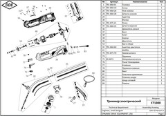 Головка триммерная оригинальная DDE ET1300