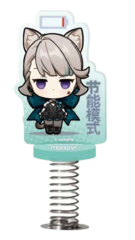 Акриловая фигурка на подставке Genshin Impact Chibi Expression Lynette