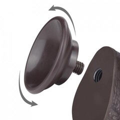 Реалистичный фаллоимитатор двухслойный Sliding Skin (19,5*3,5 см.) черный цвет