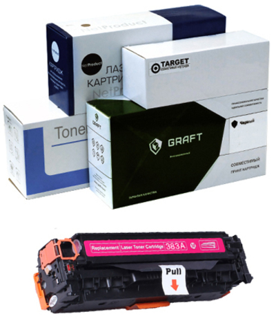 Картридж CF383A OEM