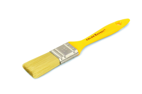 COLOR EXPERT/КОЛОР ЭКСПЕРТ Кисть флейцевая,синтетическая щетина,желтая пластиковая ручка