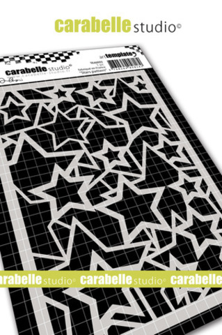 Трафарет- звезды - Pochoir A6 -Stars pattern by Alexi