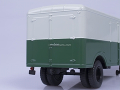 Semitrailer MAZ-5217 gray-green AutoHistory 1:43