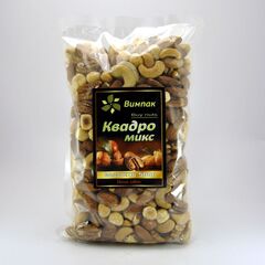 Смесь из 4 орехов жареных "Квадро микс" 500гр