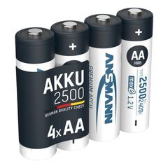 Аккумулятор АА/NiMH ANSMANN MaxE 1.2V 2500mAh