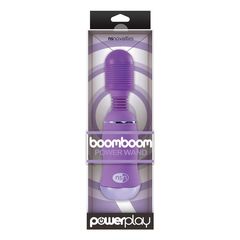 Фиолетовый вибромассажер с усиленной вибрацией BoomBoom Power Wand - 