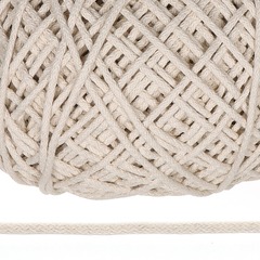 Шнур для макраме круглый х/б, 6 мм, пр-во Беларусь