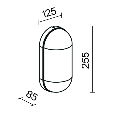 Уличный настенный светильник Maytoni Candle O449WL-01GF