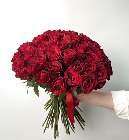 Букет из 51 красной розы