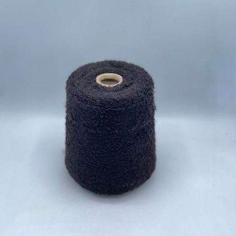 Loro Piana (пр.Италия) art- Bouclerone 500м/100гр, 82% Беби сури альпака, 18% Полиамид цвет- Черно-коричневый, арт.35836