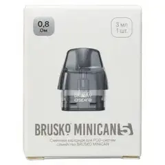 Картридж BRUSKO Minican 5, 3мл (0,8ом) (Уп.1) (ЧЗ)
