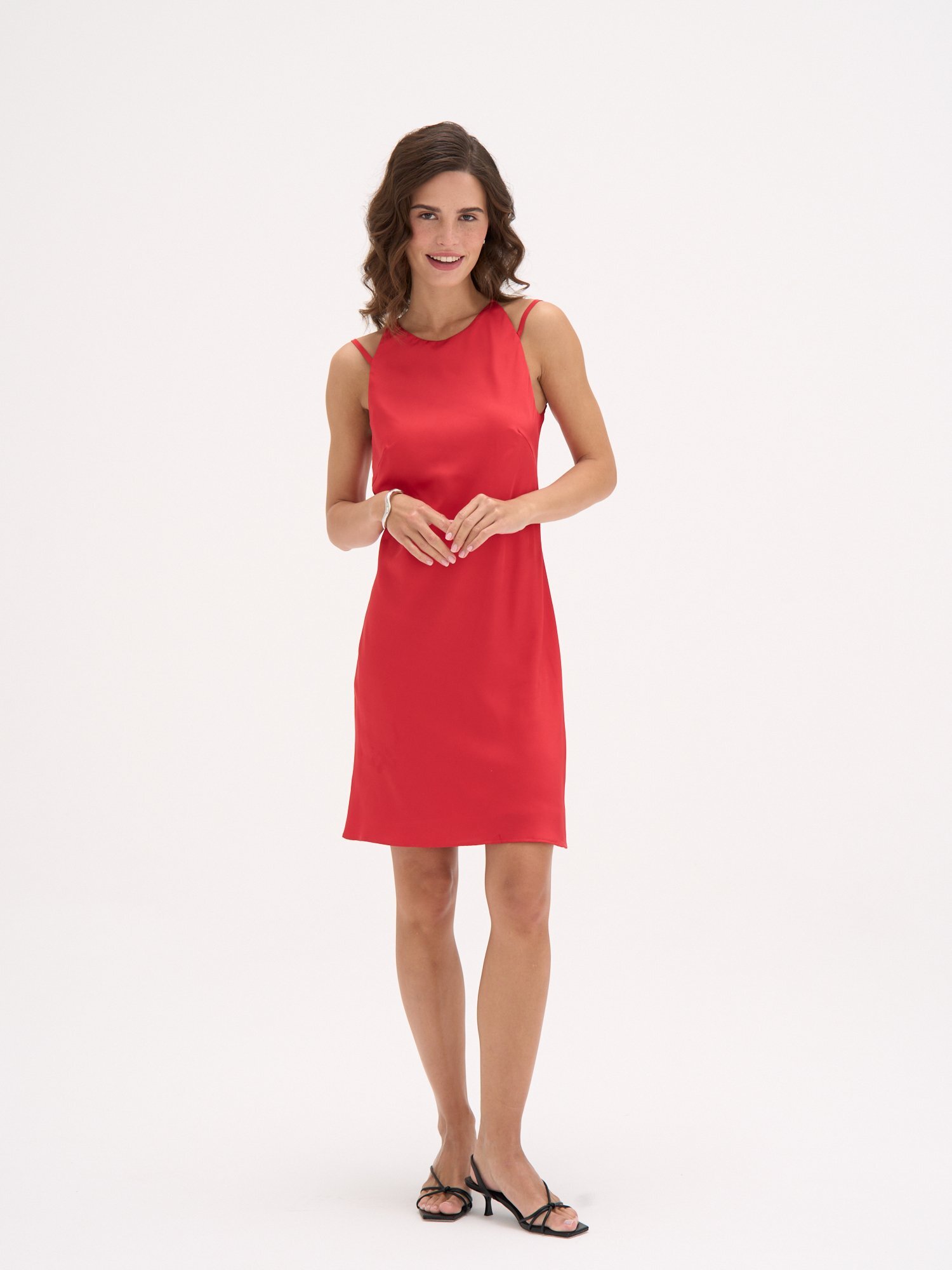 платье мини "рубин" женское  по акции