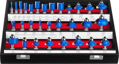 ЗУБР 30 шт, наборПРОФИьных фрез по дереву,Профессионал(28796-H30)