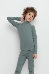 джемпер  для мальчика  К 302300-1/полынь