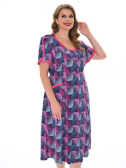 1351В Халат на пуговицах