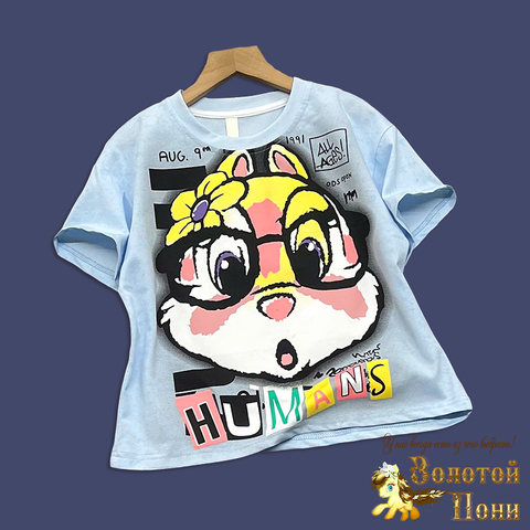 Футболка девочке (8-12) 260109-Y2035