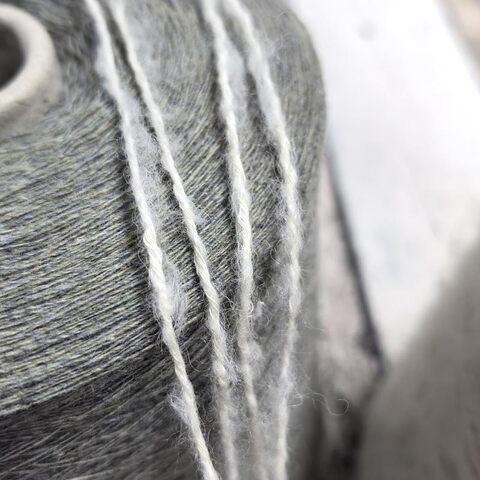 Вспушенная альпака на хлопке LANIFICIO DEL OLIVO HORUS 230 белый натуральный