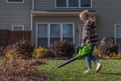 Воздуходувка-пылесос Greenworks GD60BVII 60V (368 км/ч) аккумуляторная, без АКБ и ЗУ