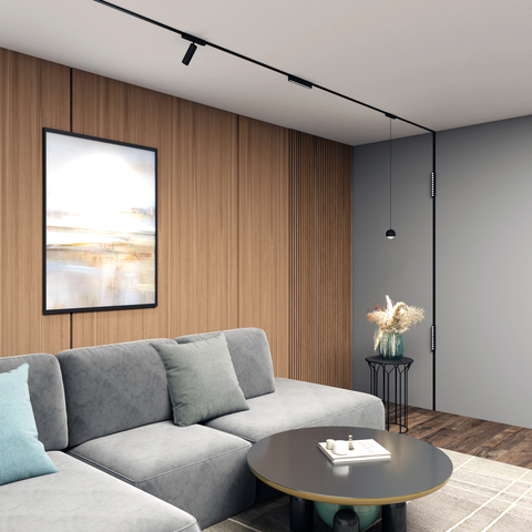 Магнитный трековый светильник Denkirs Air Grill DK5365-BK