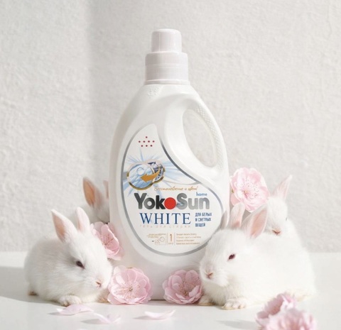 Yokosun White Гель для стирки белых и светлых вещей 1л