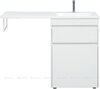 Aquanet 239301 Тумба с раковиной Токио 120 R напольная 1 ящик, б/к цвет белый глянец (239301)