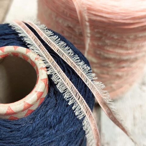 Хлопок фасонный BE MI VA / MUSK 180 лососевый с бежевым