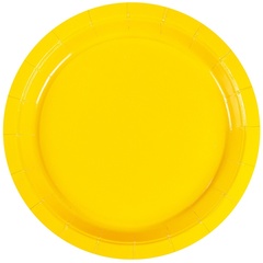 Тарелка желтая 17см 6шт