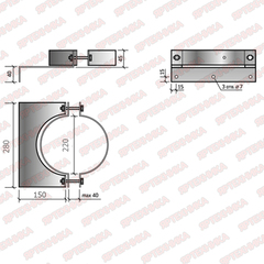 Крепление стеновое ТиС KKS d220 в интернет-магазине ЯрТехника