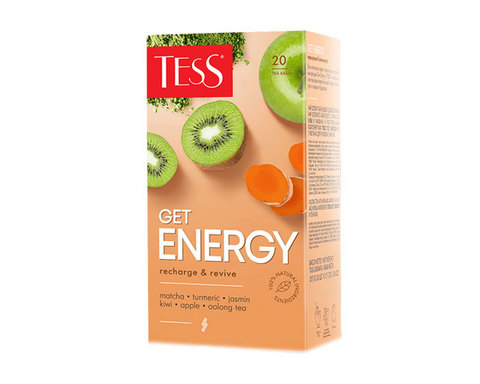 купить Чайный напиток в пакетиках Tess Get Energy 20 пак/уп