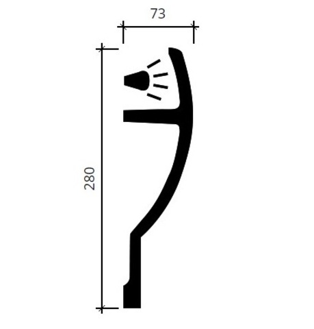 Карниз гибкий 1.50.227