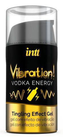 Жидкий интимный гель с эффектом вибрации Vibration! Vodka Energy - 15 мл. - INTT VIB0003