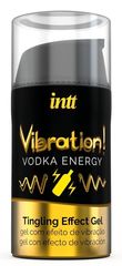 Жидкий интимный гель с эффектом вибрации Vibration! Vodka Energy - 15 мл. - 