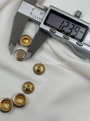 Ответные части для установочных кнопок золото