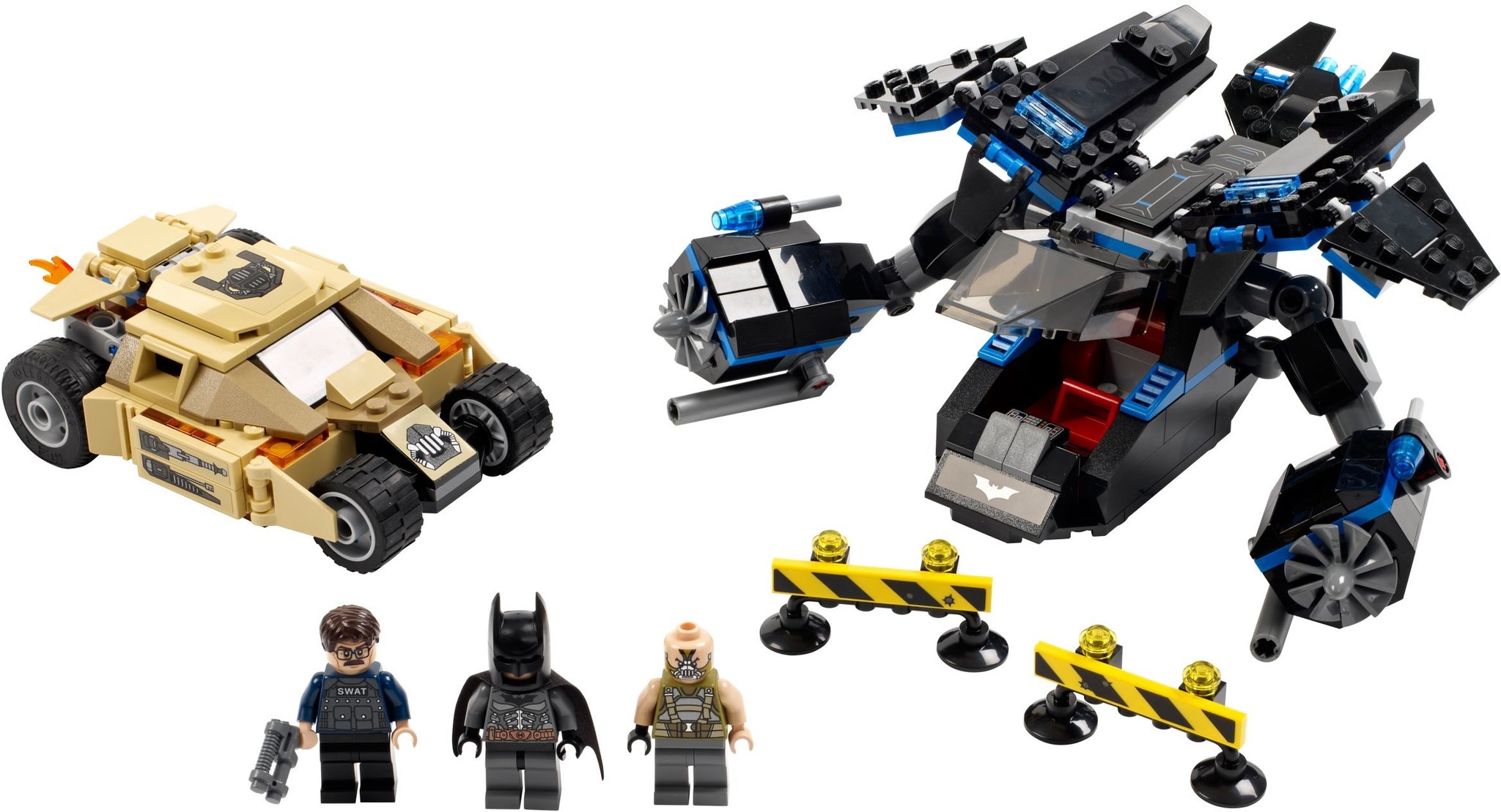 Minifigures Super Heroes Batman & Bane Tumbler Chase 98044