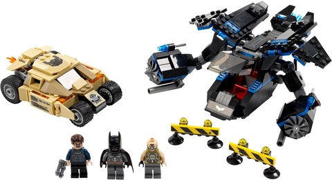 Minifigures Super Heroes Batman & Bane Tumbler Chase 98044