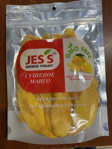 Манго сушеное Jess, 0,5кг