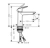 Hansgrohe Logis 71255000 Смеситель для раковины (хром)
