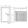 Душевой поддон 100х80 см Radaway Doros D SDRD1080-01