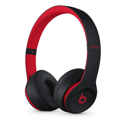 Наушники Накладные Beats Bluetooth Solo 3, Defiant Black-Red (MRQC2ZM/A)