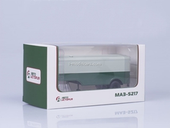 Semitrailer MAZ-5217 gray-green AutoHistory 1:43