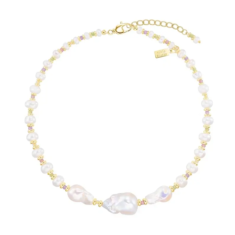 

Колье Pearl Hug Gold Necklace