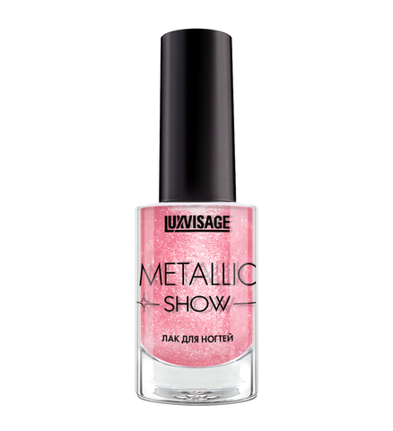 LuxVisage Лак для ногтей Metallic Show тон 308 малиновый рассвет 9мл
