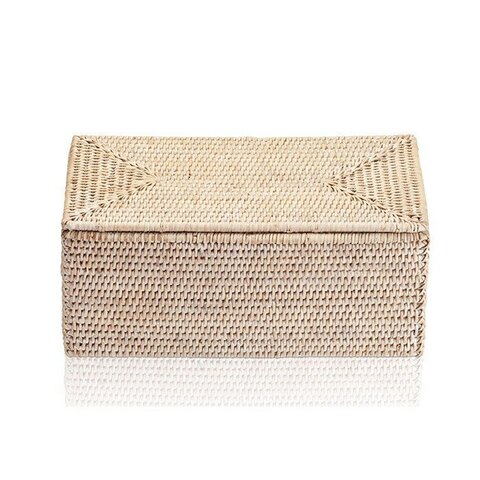 Decor Walther 0932191 Decor Walther Basket UTBMD Универсальная коробка 30x15.5x14см, с крышкой, цвет: ротанг светлый