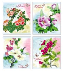 Тетрадь клетка А5 48л гребень Цветение