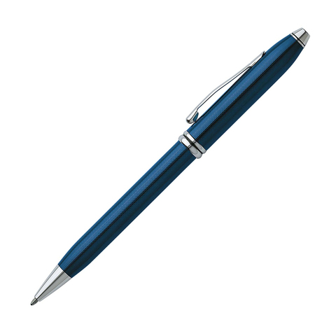 Ручка шариковая Cross Townsend, Quartz Blue Lacquer (692-1)