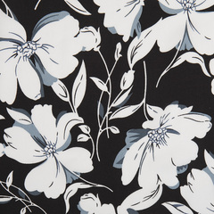 Ткань штапель принт 90 гр/м, 100% вискоза, ш. 145 см