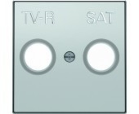 Розетка телевизионная TV-R/SAT оконечная. Цвет Серебряный. ABB Sky. 8151.7+2CLA855010A1301