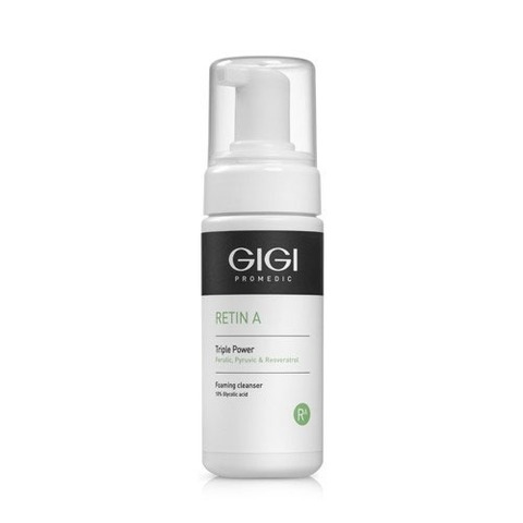 Мусс GIGI очищающий с гликолевой кислотой - Retin A Triple Power Foaming Cleanser